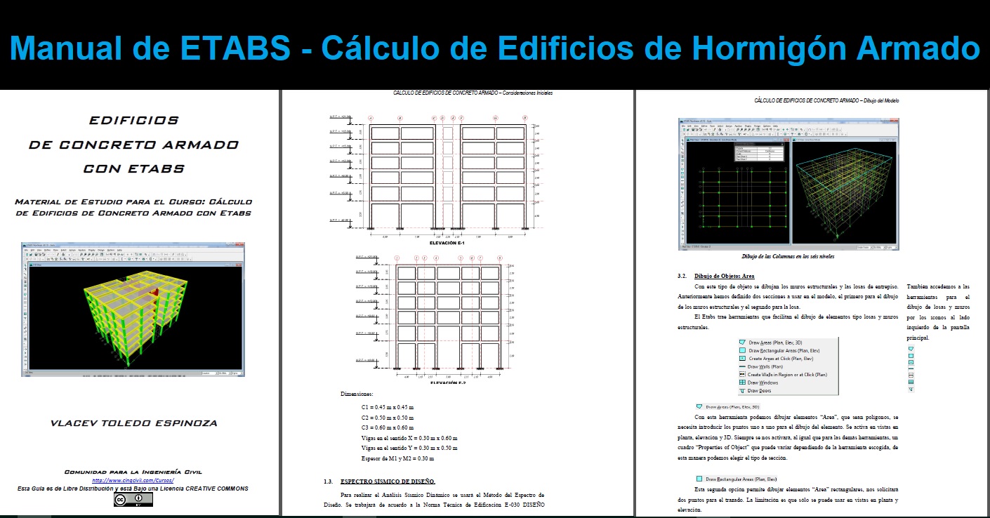 Manual de ETABS Cálculo de Edificios de Hormigón Armado