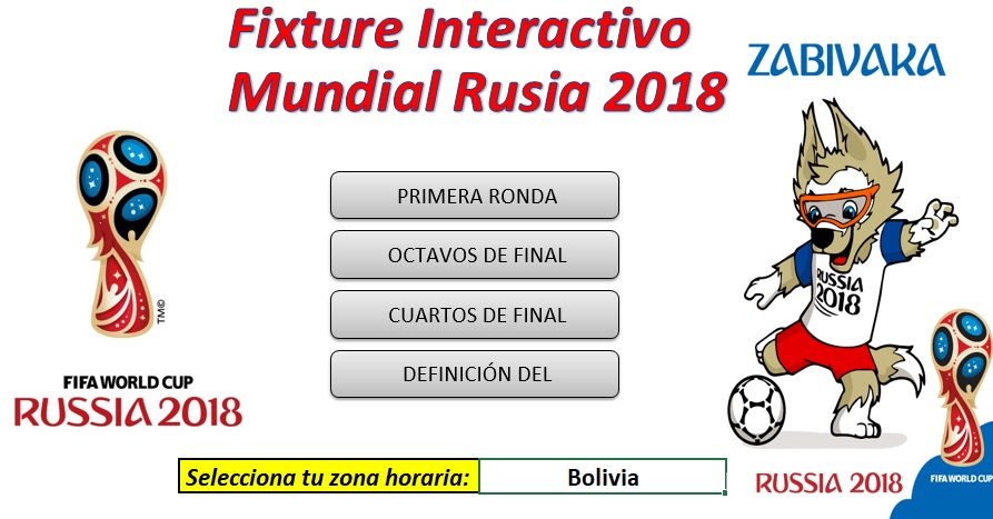 Fixture Excel Rusia 2018