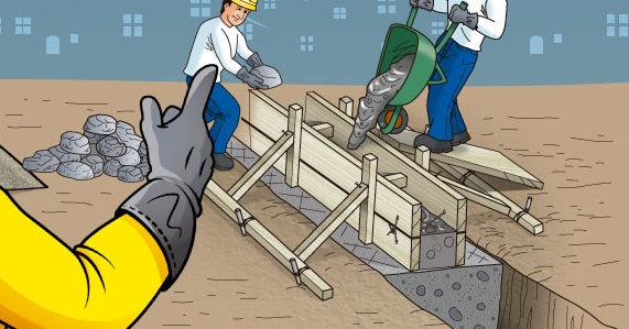 Construcción de Sobrecimientos de Hormigón Ciclópeo