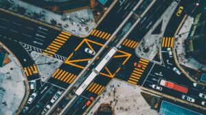 Intersecciones en vías