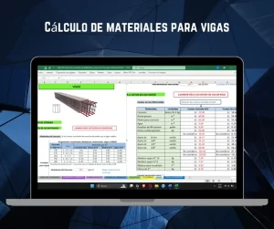 Cálculo de materiales para vigas