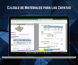 Calculo de materiales para zapatas