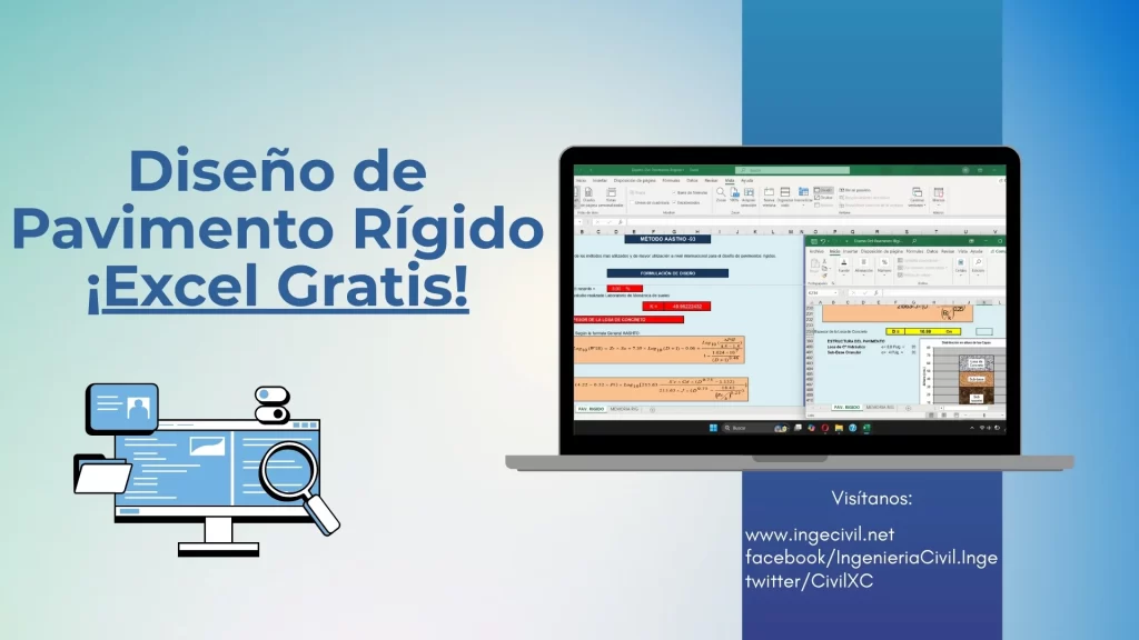 Diseño de Pavimento Rígido Excel Gratis