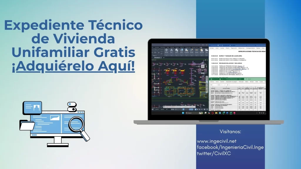 Expediente Técnico de Vivienda Unifamiliar Gratis