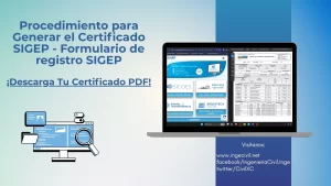 Genera Tu Certificado SIGEP y descárgalo en PDF