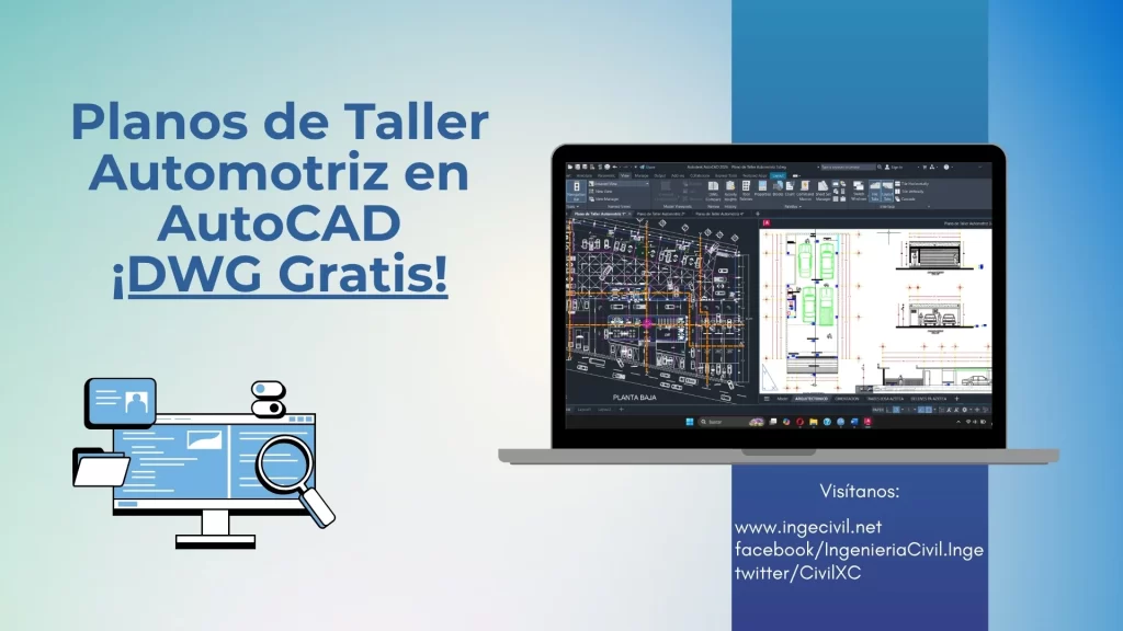 Planos de Taller Mecánico Automotriz