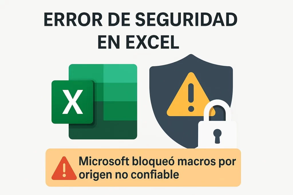 Solución Microsoft ha bloqueado la ejecución de macros