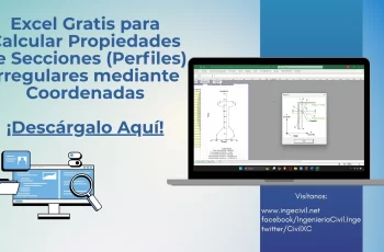 Excel para Calcular Propiedades de Secciones Irregulares mediante Coordenadas