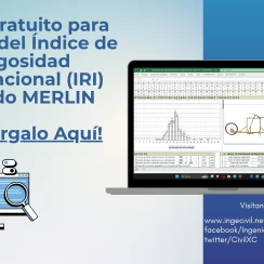 Excel para Cálculo del Índice de Rugosidad Internacional (IRI) con MERLIN