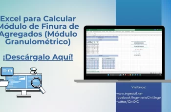 Excel para Calcular Módulo de Finura (Módulo Granulométrico) de Agregados
