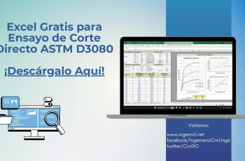 Excel para Ensayo de Corte Directo ASTM D3080