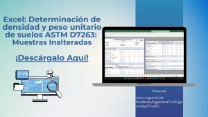 Densidad peso unitario de suelos Inalterados