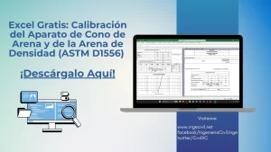 Excel Calibración Cono de Arena y Arena de Densidad ASTM D1556