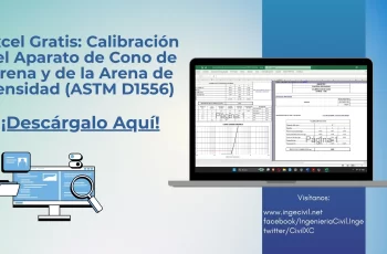 Excel para Calibración del Cono de Arena y de Arena de Densidad ASTM D1556