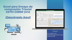 Excel Ensayo de compresión Triaxial ASTM D2850