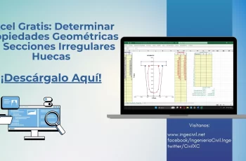 Cálculo de Propiedades Geométricas de Secciones Irregulares Huecas mediante Coordenadas en Excel