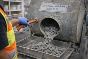 5. Ensayo de desgaste mediante la maquina de los ángeles (ASTM E131)