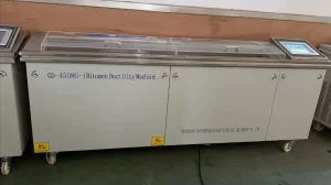 Máquina de ductilidad ASTM D6084 prueba de recuperación elástica