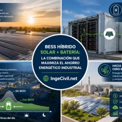 BESS híbrido solar + batería: la combinación que maximiza el ahorro energético industrial